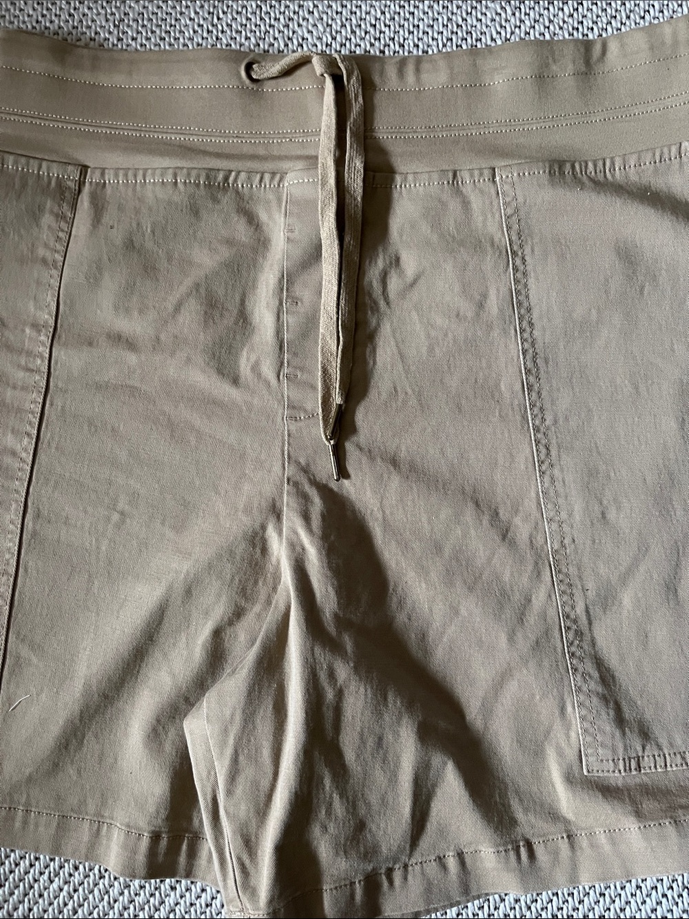 Shorts womens new size 3X Terra & sky 99% cotton 1% spandex beige